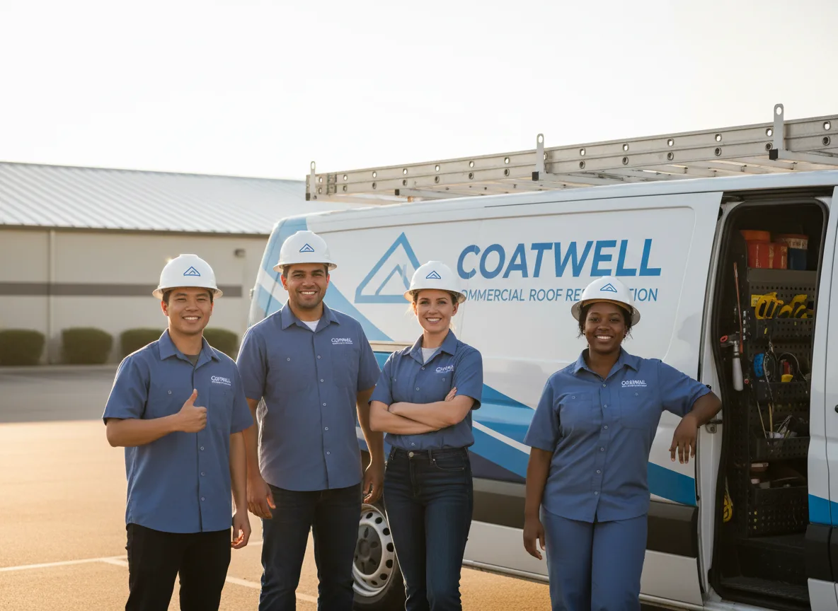Commercial roof coating company in Medway, OH